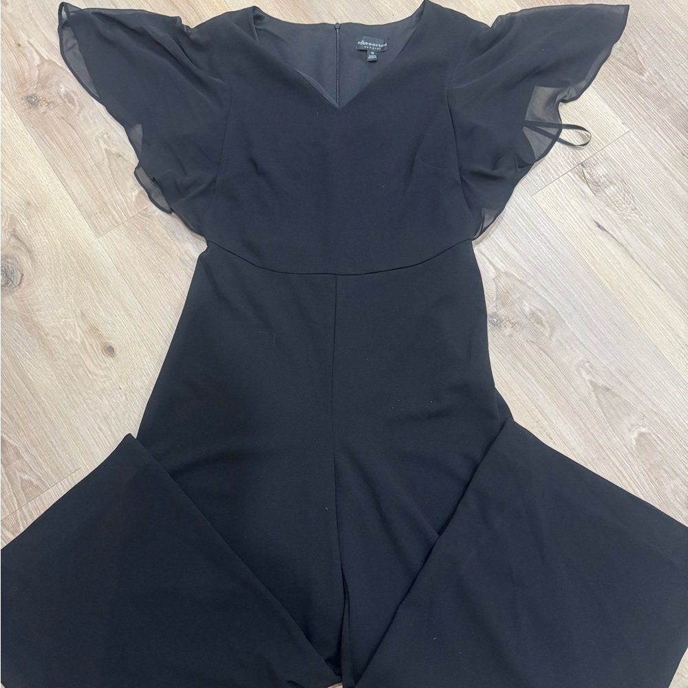 Connected Apparel Black Jumpsuit.